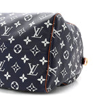 Calfskin Monogram Speedy P9 Bandouliere 50 Indigo