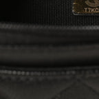 Caviar Quilted Camellia Wallet On Chain WOC Black