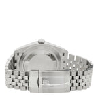 Stainless Steel 18K White Gold 41mm Oyster Perpetual Wimbledon Datejust Watch Slate 126334