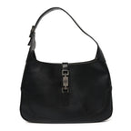Calfskin Small Jackie O Hobo Black