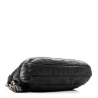 Pebbled Calfskin Medium New Jackie Shoulder Bag Black