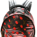 Monogram Jungle Dots Palm Springs Backpack PM Sugar Pink Poppy