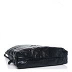 Shiny Calfskin Quilted Chanel 22 Backpack So Black