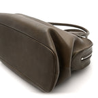 Grained Saddle Calfskin Agnes Bag Truffle
