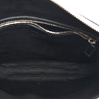 GG Supreme Monogram Web Small Flat Messenger Bag Black Grey