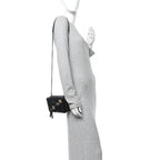 Lambskin Quilted Coco Click Bag Black
