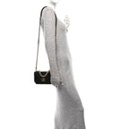 Lambskin Quilted Chanel 19 Wallet On Chain WOC Black
