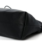 Mellow Nappa Medium Donut Chain Flamenco Knot Clutch Black