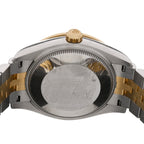 Stainless Steel 18K Yellow Gold Diamond Bezel Mother of Pearl 31mm Oyster Perpetual Datejust Watch 278383RBR