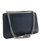Dollar Calfskin Crystal Small Dionysus Shoulder Bag Blue Agata Montana Sapphire
