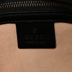 Calfskin Matelasse Small GG Marmont Shoulder Bag Black