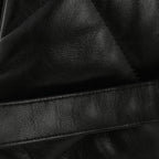 Shiny Goatskin Quilted Large Chanel 19 Flap Black