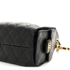 Caviar Quilted Mini Chanel 25 Handbag Black