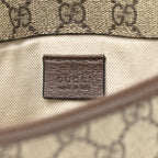 GG Supreme Monogram Neo Vintage Web Belt Bag Brown
