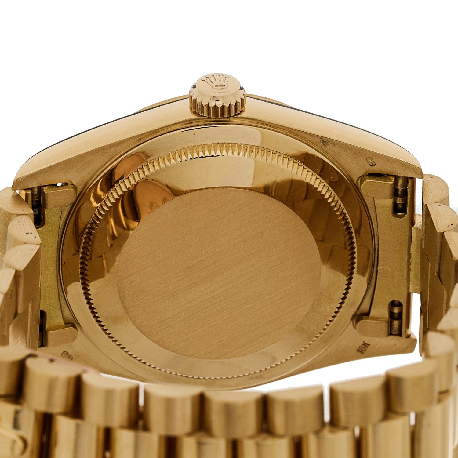 18K Yellow Gold Diamond 36mm Oyster Perpetual Day-Date President Watch Champagne 18238