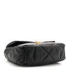 Lambskin Quilted Medium Chanel 19 Flap Black
