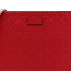 Guccissima Signature Messenger Bag Hibiscus Red