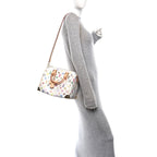LV X TM Monogram Multicolor Speedy Bandouliere 25 White