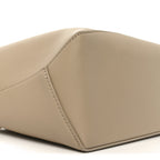 Classic Calfskin Small Puzzle Edge Bag Soft White Paper Craft