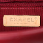 Goatskin Quilted Large Chanel 19 Flap Red