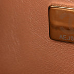 Lambskin Quilted Small Double Flap Brown