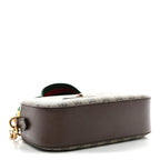 GG Supreme Monogram Web Neo Vintage Shoulder Bag Beige New Acero Crop
