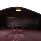 Lambskin Quilted Small Double Flap Black