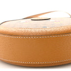 X DISNEY Mini Vintage GG Supreme Monogram Mickey Mouse Round Shoulder Bag Beige Vintage Sun Oil