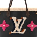 Calfskin Monogram Teddy Neverfull MM Black
