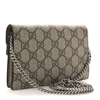 GG Supreme Monogram Super Mini Dionysus Shoulder Bag Taupe