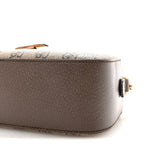 GG Supreme Monogram Web Neo Vintage Shoulder Bag Beige New Acero Crop