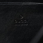Calfskin Matelasse GG Marmont Chain Wallet Black