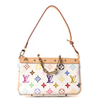 LV X TM Monogram Multicolor Pochette Accessories White