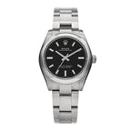 Stainless Steel 31mm Oyster Perpetual Watch Bright Black 277200