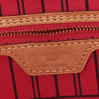 Monogram Bay Neverfull MM Rose Ballerine Poppy