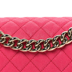 Caviar Quilted Medium Boy Flap Pink