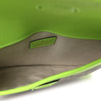 GG Supreme Monogram Web Small Ophidia Belt Bag Beige Ebony Electric Green