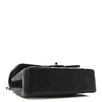 Lambskin Quilted Small Double Flap Black