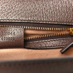 GG Supreme Monogram Web Small Ophidia Flap Messenger Bag Brown