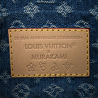 LV X TM Monogram Denim Cerises Pochette Accessories Blue