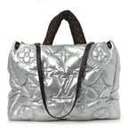 Econyl Monogram Pillow Giant Onthego GM Silver