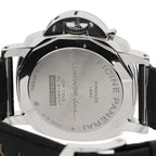 Stainless Steel Alligator 42mm Luminor Due Automatic Watch Grey PAM01250