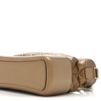 Metallic Aged Calfskin Quilted Medium Gabrielle  Bronze