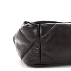 Lambskin Quilted Medium Chanel 19 Flap Dark Brown
