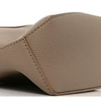 Soft Grained Calfskin Mini Puzzle Edge Bag Sand
