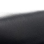 Goatskin Quilted Medium Chanel 19 Flap Navy Blue