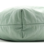 Shiny Calfskin Quilted Small Chanel 22 Light Green