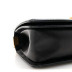 Lambskin Quilted Medium Boy Flap Black