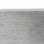 Epi Pochette Accessories Metallic Silver