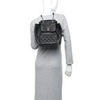 Caviar Quilted Business Affinity Backpack Black
